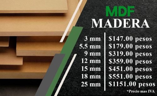 Madera MDF - MDF